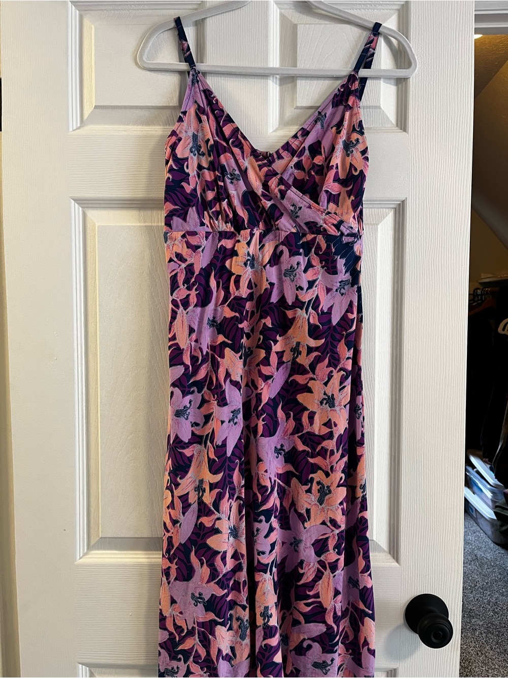 Rainbow Pink & Purple Floral One-Piece Bodysuit